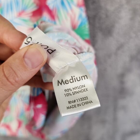 Banana Boat Womens UPF 50+ Sundress Size Medium Tropical Active Beach Split Neck - Picture 4 of 10